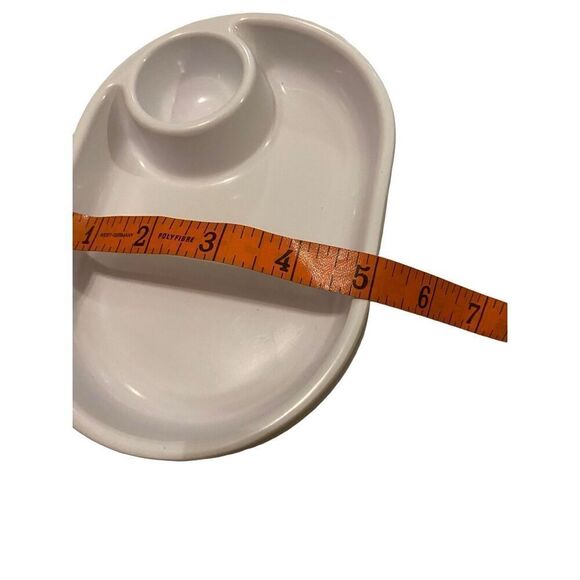 Set Of 6 Toddler Snack Plates Divided Plastic Section Kitchenware Everyday - Picture 5 of 8